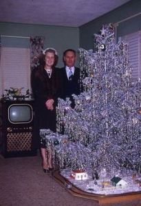Commercial aluminum trees were all the rage in the sixties.