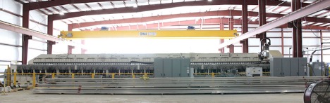 Taber Extrusions friction stir welding facility in Russellville, Arkansas.